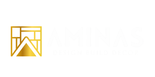 aminas logo white
