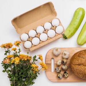 egg storage box with lid