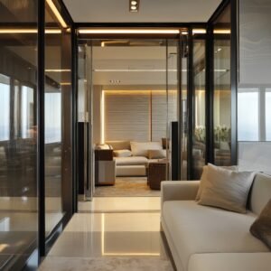 smart sliding room divider