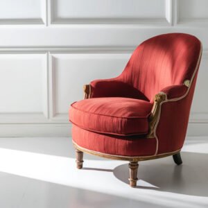 designer upholstered accent chair